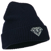 Diamond Embroidered Watch Cap