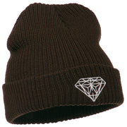 Diamond Embroidered Watch Cap