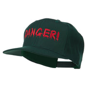 Danger Embroidered Snapback Cap