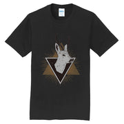 Geometric Deer Art Graphic Men's Fan Favorite Crew Neck Tee Shirt