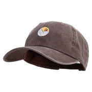 Tabacco Farm Icon Embroidered Unstructured Pigment Dyed Cotton Cap - Brown OSFM