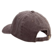 Tabacco Farm Icon Embroidered Unstructured Pigment Dyed Cotton Cap - Brown OSFM