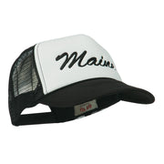 Maine State Embroidered Mesh Cap