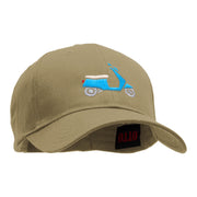 Scooter Embroidered Low Profile Cap