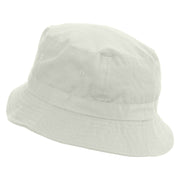 Rock N Roll Festival Embroidered Bucket Hat - White OSFM