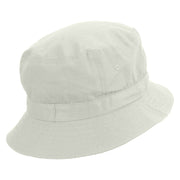 Rock N Roll Festival Embroidered Bucket Hat - White OSFM