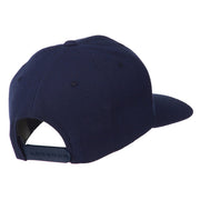 Old English E Embroidered Flat Bill Cap