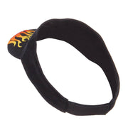 Embroidered Flame Cotton Visor