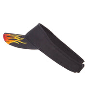 Embroidered Flame Cotton Visor