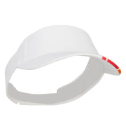 Embroidered Flame Cotton Visor