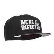 We Are All Infected Embroidered Cotton Snapback