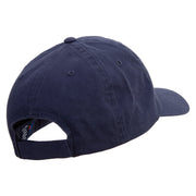 Sheriff Retired Embroidered Low Profile Dyed Cotton Twill Cap - Navy OSFM