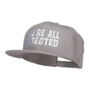 We Are All Infected Embroidered Cotton Snapback