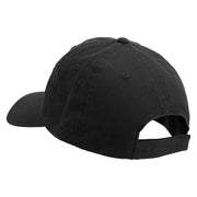 Sheriff Retired Embroidered Low Profile Dyed Cotton Twill Cap - Black OSFM