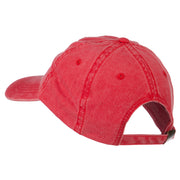 Bass Fishing Embroidered Washed Cap