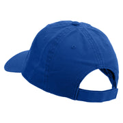 Wheat Grain Icon Embroidered Garment Washed Cotton Twill Cap