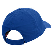 Wheat Grain Icon Embroidered Garment Washed Cotton Twill Cap