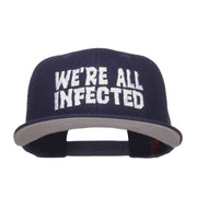 We Are All Infected Embroidered Cotton Snapback