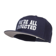 We Are All Infected Embroidered Cotton Snapback