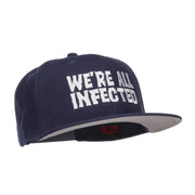 We Are All Infected Embroidered Cotton Snapback