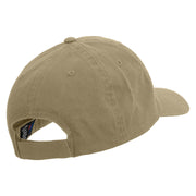 Sheriff Retired Embroidered Low Profile Dyed Cotton Twill Cap - Khaki OSFM