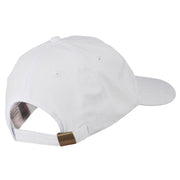 Bass Fishing Embroidered Washed Cap