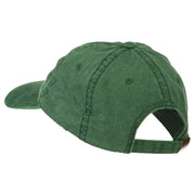 Bass Fishing Embroidered Washed Cap