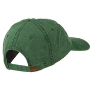 Bass Fishing Embroidered Washed Cap