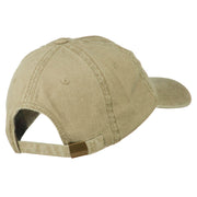 Bass Fishing Embroidered Washed Cap