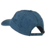 Bass Fishing Embroidered Washed Cap