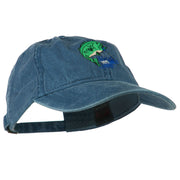 Bass Fishing Embroidered Washed Cap