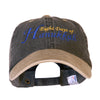 Eight Days of Hanukkah Embroidered Pigment Dyed Washed Cap