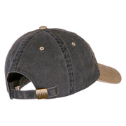 Eight Days of Hanukkah Embroidered Pigment Dyed Washed Cap