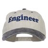 Engineer Embroidered Washed Cap