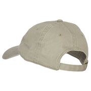 Georgia with Map Outline Embroidered Washed Cotton Twill Cap