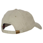 Georgia with Map Outline Embroidered Washed Cotton Twill Cap