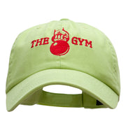 The Gym Embroidered Low Profile Dyed Cotton Twill Cap