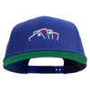 Casino Poker Card Embroidered Wool Blend Prostyle Snapback - Royal OSFM