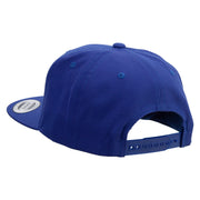 Casino Poker Card Embroidered Wool Blend Prostyle Snapback - Royal OSFM