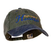 Eight Days of Hanukkah Embroidered Pigment Dyed Washed Cap