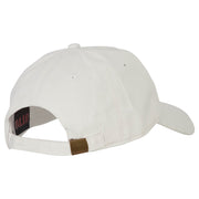 Georgia with Map Outline Embroidered Washed Cotton Twill Cap