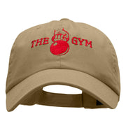 The Gym Embroidered Low Profile Dyed Cotton Twill Cap