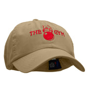 The Gym Embroidered Low Profile Dyed Cotton Twill Cap