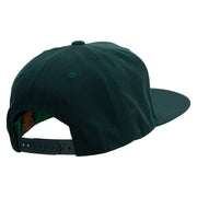 Casino Poker Card Embroidered Wool Blend Prostyle Snapback - Spruce OSFM