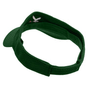 Flying Crane Icon Embroidered Athletic Jersey Mesh Sports Visor - Dk-Green OSFM