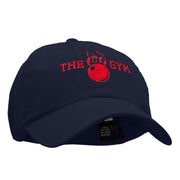 The Gym Embroidered Low Profile Dyed Cotton Twill Cap