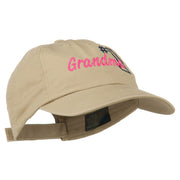 Number 1 Grandma Embroidered Cotton Cap