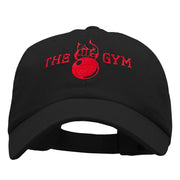 The Gym Embroidered Low Profile Dyed Cotton Twill Cap