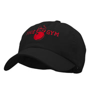 The Gym Embroidered Low Profile Dyed Cotton Twill Cap