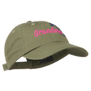 Number 1 Grandma Embroidered Cotton Cap